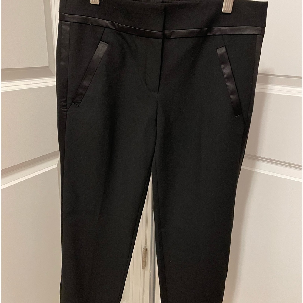 Black tuxedo pants by Anna Taylor LOFT. With tag. Size 2